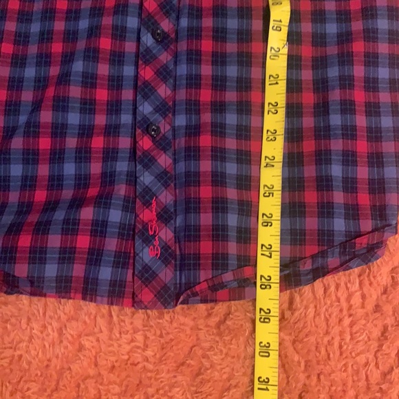 Men’s Medium Plaid button down Ben Sherman button-up - Picture 11 of 13